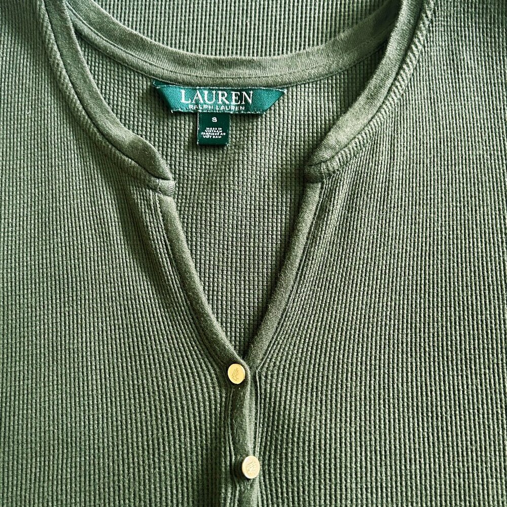 LRL Jersey Shirt Dress